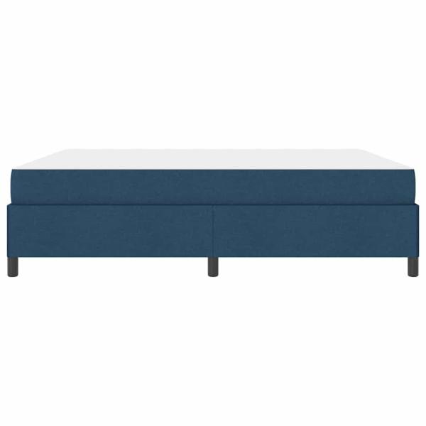 Boxspringbett Blau und Schwarz 180 x 200 cm
