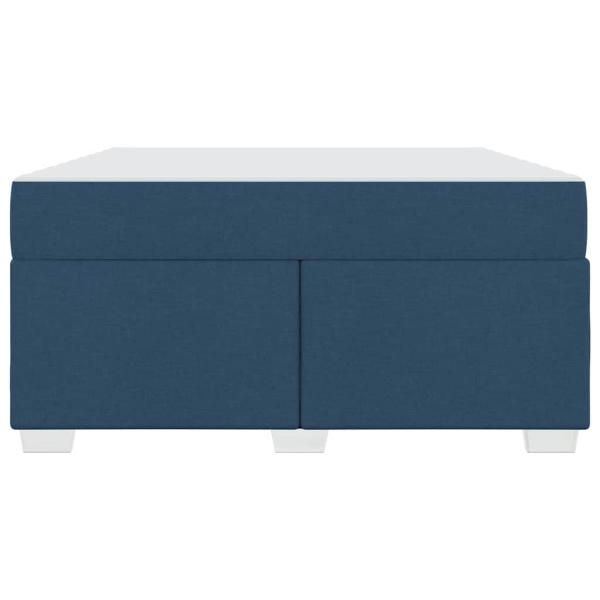 Bettgestell Blau 160 x 200 cm Stoff
