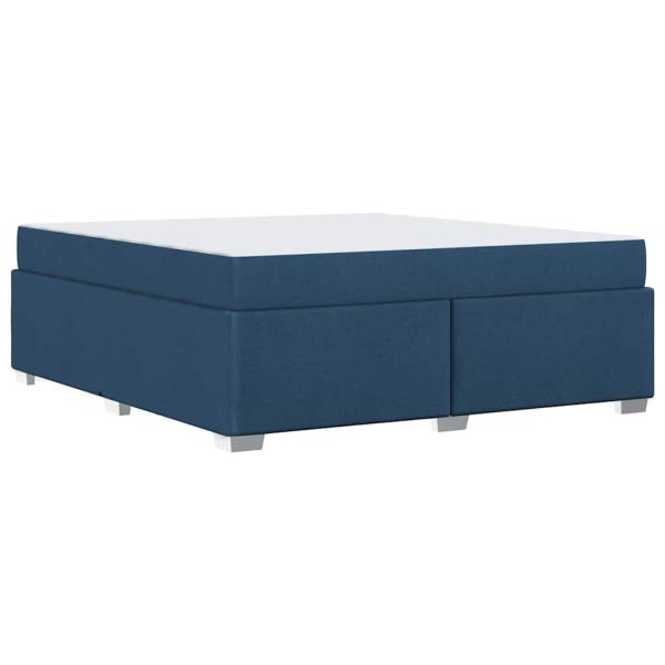 Bettgestell Blau 180 x 200 cm Stoff
