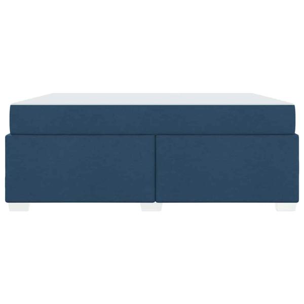 Bettgestell Blau 180 x 200 cm Stoff