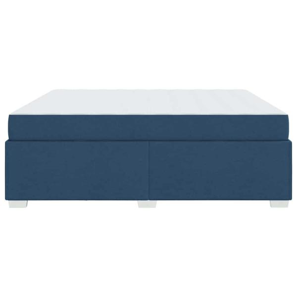 Bettgestell Blau 180 x 200 cm Stoff