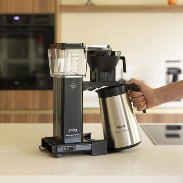 Moccamaster KBGT Filter-Kaffeemaschine, 1450 W, Wasserstandsanzeige, Automatische Abschaltung, schwarz