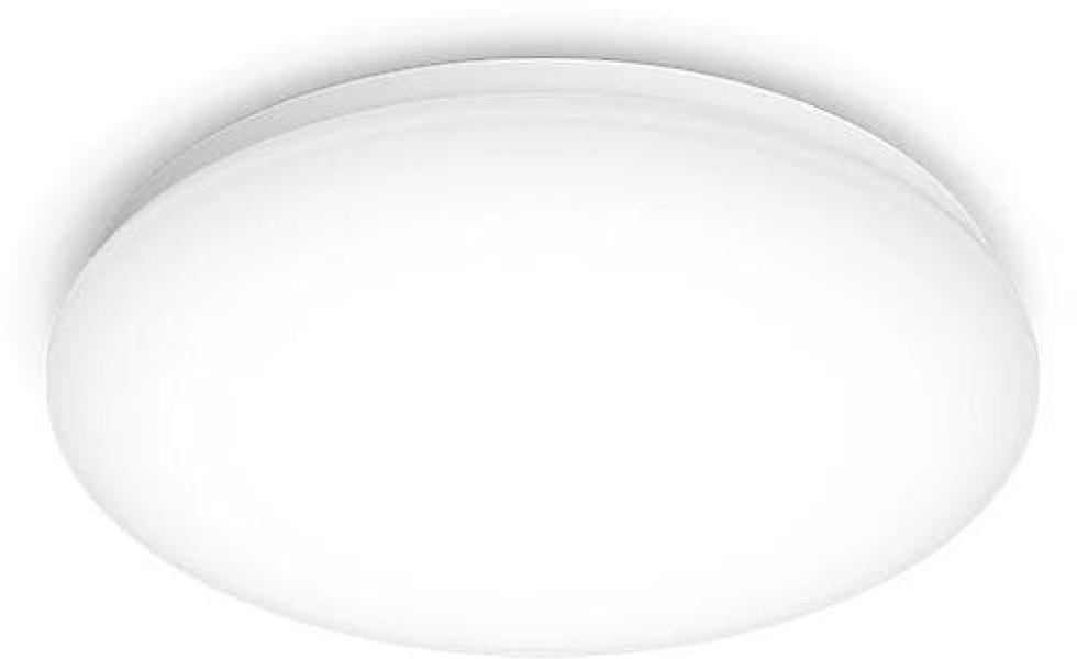 ARDEBO.de Philips Moire Deckenleuchte, 17W, 220-240V, 1900lm, 4000K, d=320mm, weiß (915005778901)