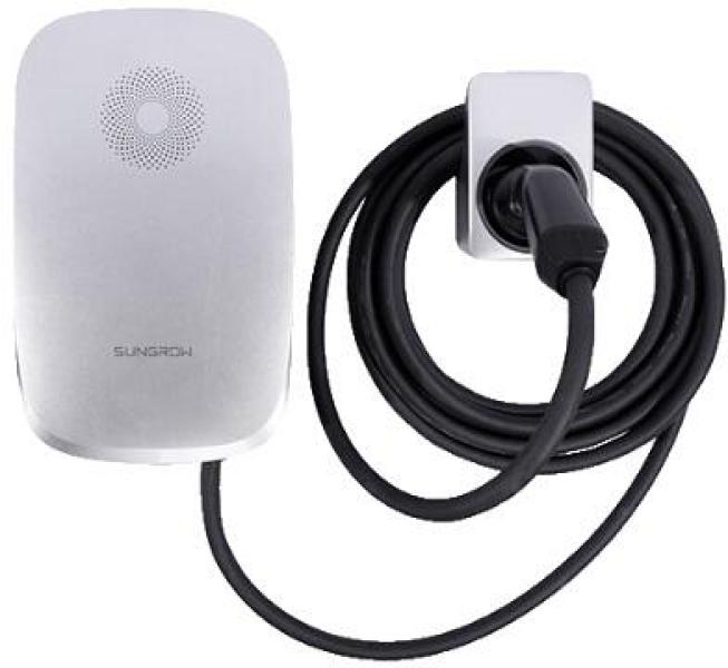 ARDEBO.de Sungrow AC22E-01 EV-Charger, 22 kW, 2 RFID, inkl. 7 m Ladekabel Typ 2 Stecker, IP65, weiß (ACH00098)