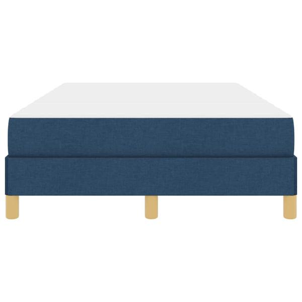 Boxspringbett Blau und Braun 120 x 190 cm