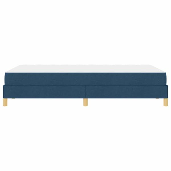 Boxspringbett Blau und Braun 120 x 190 cm