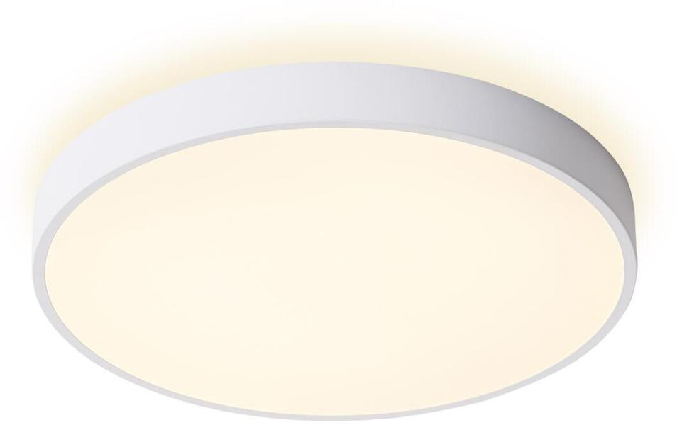 ARDEBO.de EVN DROP UP+DOWN LED Deckenanbau, rund, IP20, 220-240V/AC/DC 95W (85W Down und 10W Up), 3000K, 4000K, 8805lm, 9085lm, weiß (DUT800125)