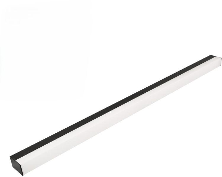 ARDEBO.de EVN FLAT MIRROR LED Spiegelleuchte, 1200mm, IP44, 220-240V/AC/DC, 32W, 34W, 36W, 38W, 3000K, 4000K, 5700K, 3907-4798lm, schwarz (SL44380925)