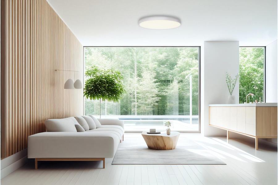 EVN DROP DOWN LED Deckenanbau, rund, IP20, 220-240V/AC/DC, 85W, 3000K, 4000K, 6800lm, 7055lm, weiß (DDT800125)