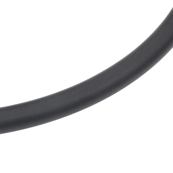 Hybrid-Luftschlauch Schwarz 0,6" 2 m Gummi und PVC