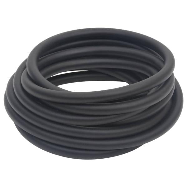 Hybrid-Luftschlauch Schwarz 0,6" 2 m Gummi und PVC