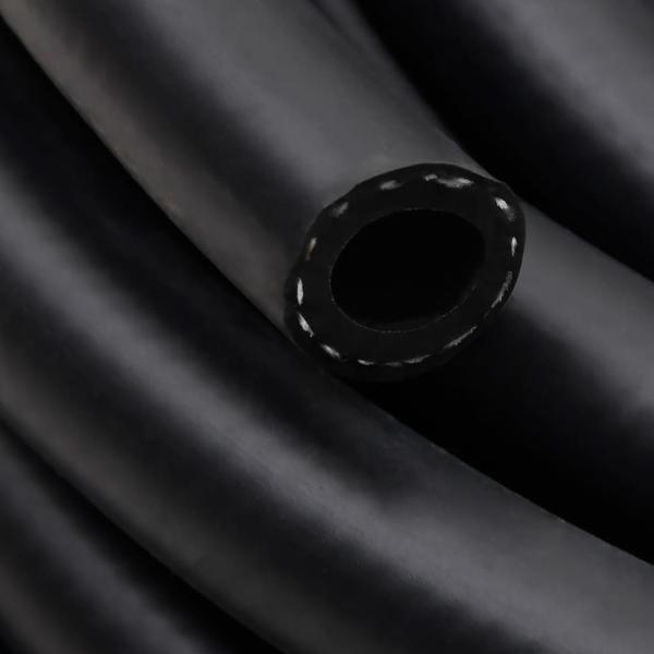 Hybrid-Luftschlauch Schwarz 0,6" 2 m Gummi und PVC