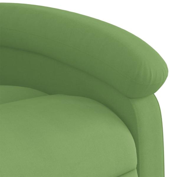 Relaxsessel Elektrisch Hellgrün Samt