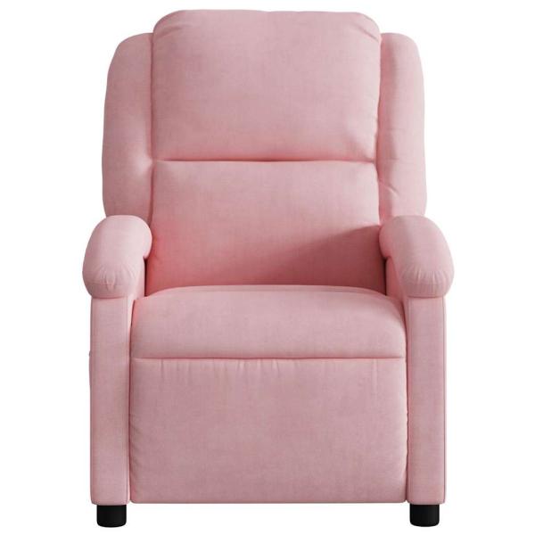 Massagesessel Elektrisch Rosa Samt