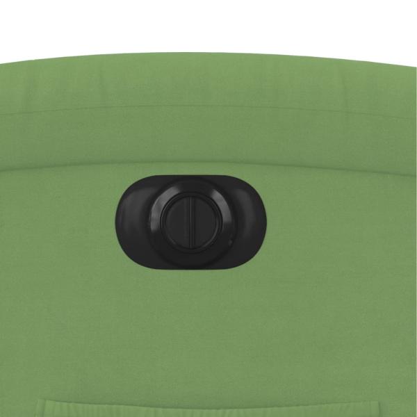 Relaxsessel mit Aufstehhilfe Elektrisch Hellgrün Samt