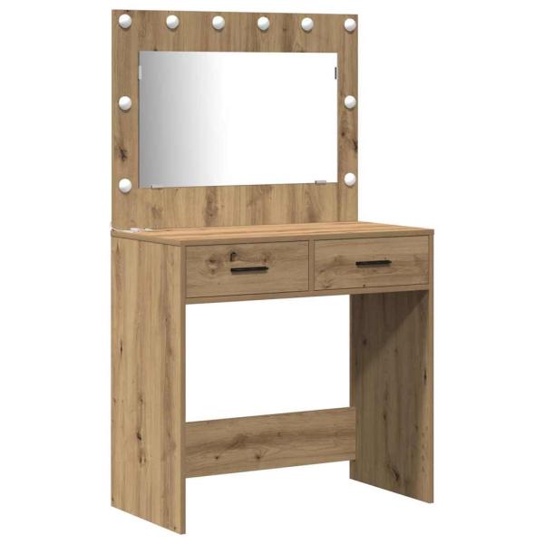 Schminktisch 3 pcs Braun 40 x 41 x 135 cm Holzwerkstoff