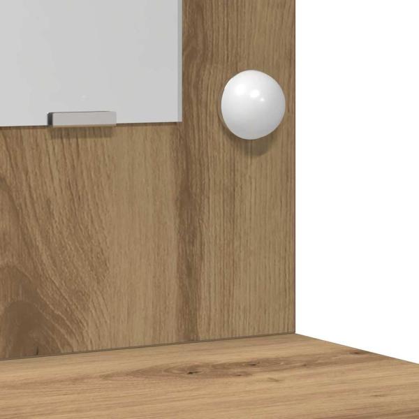 Schminktisch 3 pcs Braun 40 x 41 x 135 cm Holzwerkstoff