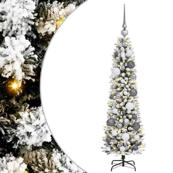 KünstlicherWeihnachtsbaum Weiß 120cm PVC