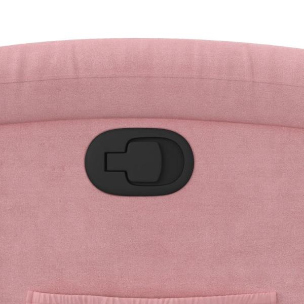 Relaxsessel Rosa Samt
