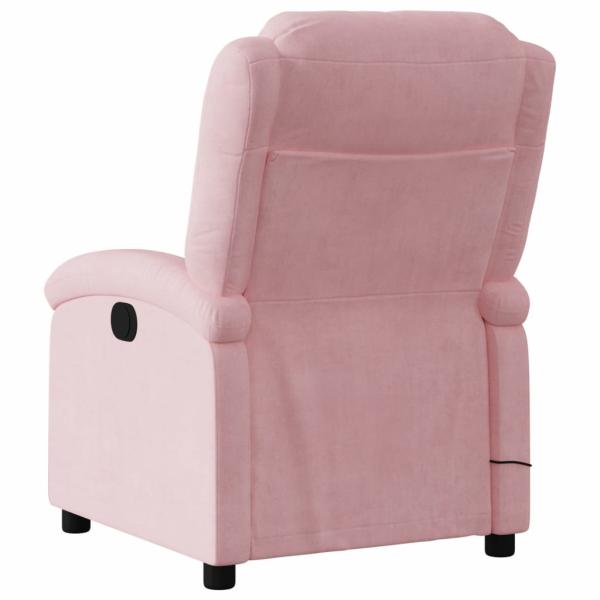 Massagesessel Rosa Samt