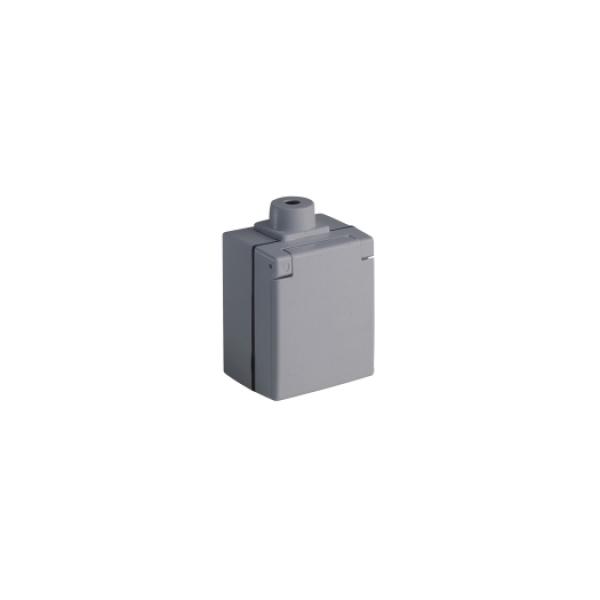 ARDEBO.de - Perilex AP-Steckdose,grau,IP44 3-pol.+N+PE, 16A, 230/400V