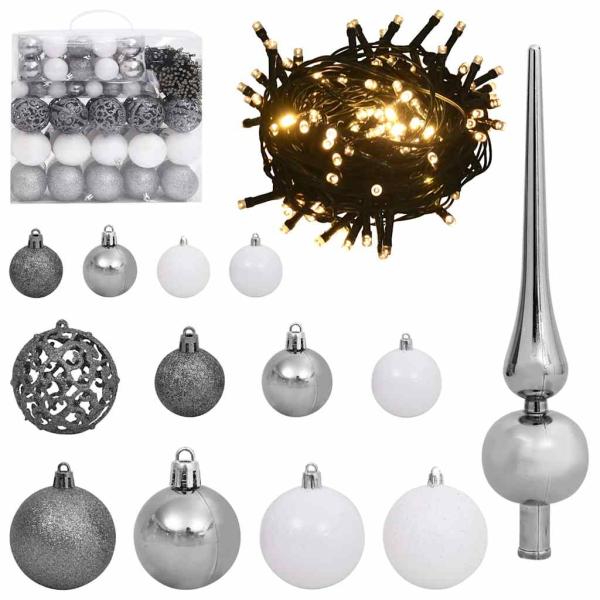 KünstlicherWeihnachtsbaum Weiß 180cm PVC