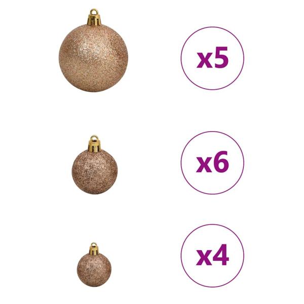 Künstlicher schlanker Weihnachtsbaum Grün 150 cm