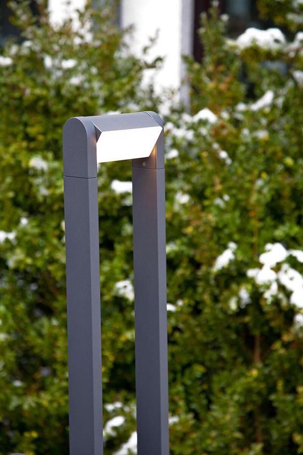 EVN LED Wegeleuchte, schwenkbar, IP54, 100-240V, 6W, 3000K, 550lm, 650mm, anthrazit (PL54150602)