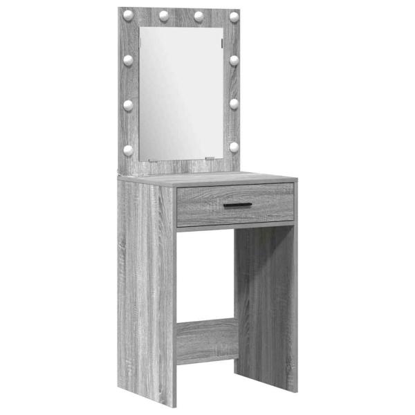 Schminktisch 2 pcs Grau 50 x 41 x 135 cm Holzwerkstoff
