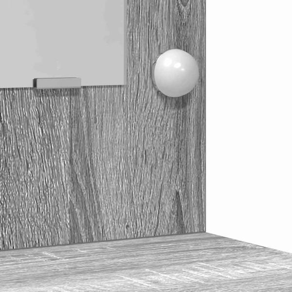 Schminktisch 2 pcs Grau 50 x 41 x 135 cm Holzwerkstoff