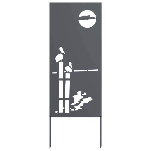 Garten dekoratives Panel Anthrazit 50 x 140 cm