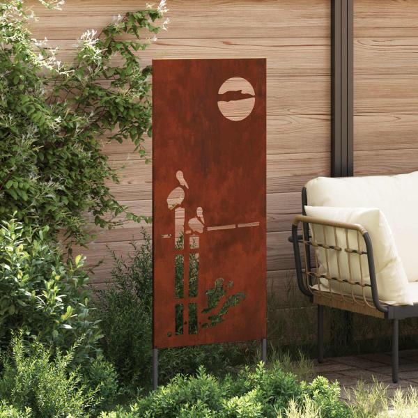 ARDEBO.de - Garten dekoratives Panel Rostig 50 x 140 cm