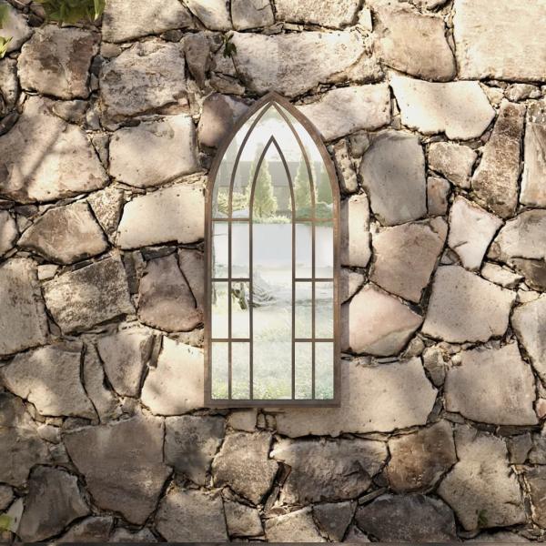 ARDEBO.de - Gartenspiegel Sand 70x30 cm Eisen