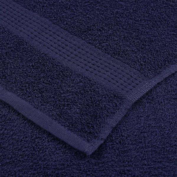 Waschhandtücher 4-tlg. FROGN Marineblau 30x30 cm 100% Baumwolle