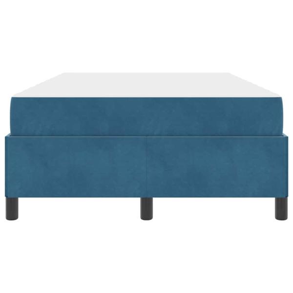 Bettgestell Dunkelblau und Weiß und Dunkelblau 120 x 190 cm