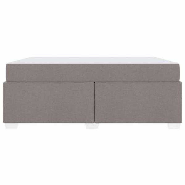 Bettgestell Taupe 180 x 200 cm Stoff