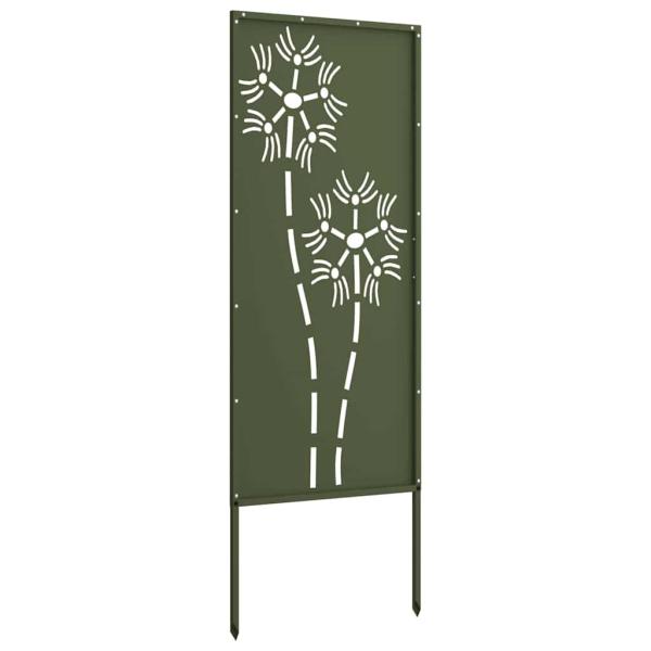 Garten Sichtschutz-Leinwand Olivgrün 50 x 140 cm