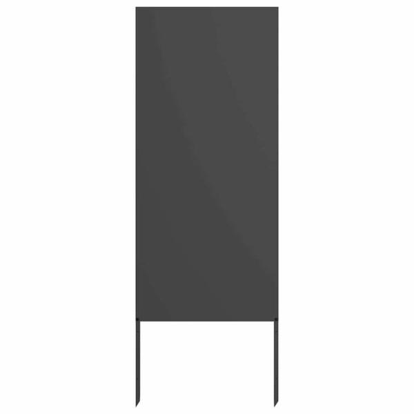 Garten Sichtschutz-Leinwand Schwarz 50 x 140 cm