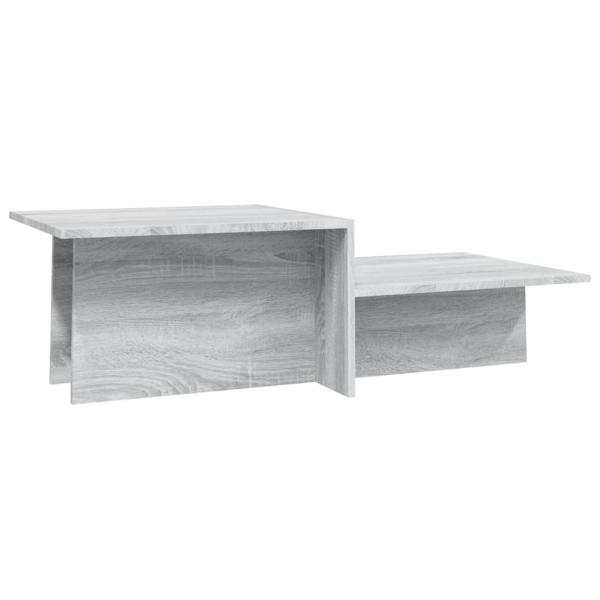Couchtisch Grau Sonoma 111,5x50x33 cm Holzwerkstoff