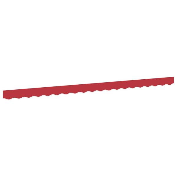 Markisenfranse Rot 4,3 x 0,2 m Segeltuch