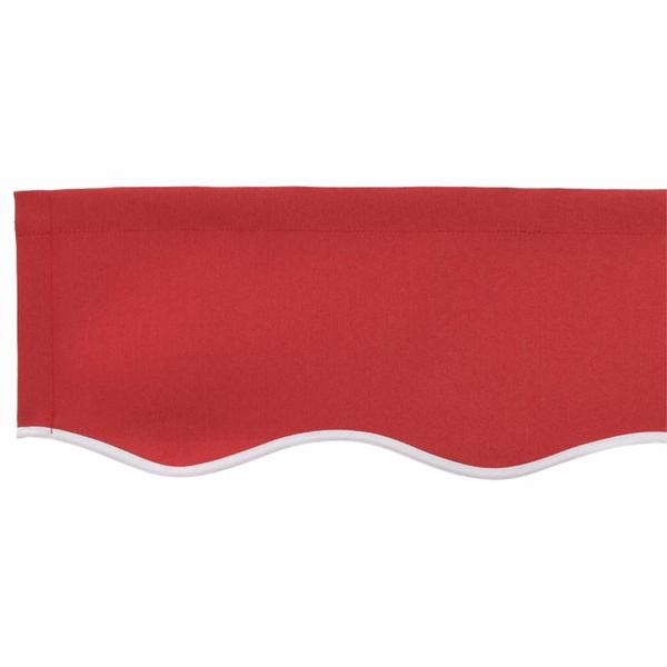 Markisenfranse Rot 4,3 x 0,2 m Segeltuch