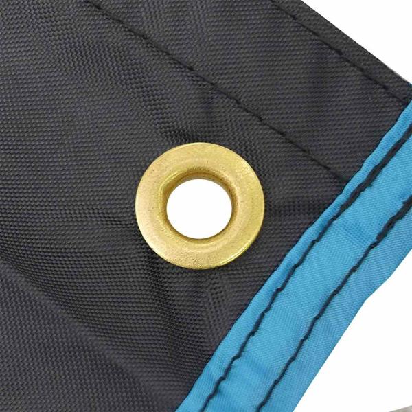 Aufbewahrungstasche Schwarz und Blau 63,5 x 40 cm Oxford-Gewebe