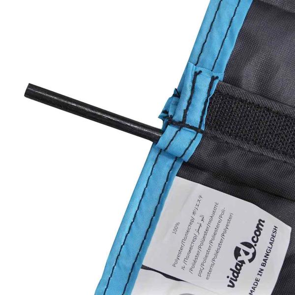 Aufbewahrungstasche Schwarz und Blau 63,5 x 40 cm Oxford-Gewebe