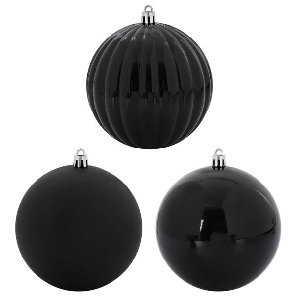 Weihnachtskugel-Set 9 pcs Schwarz