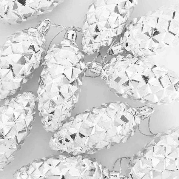 Weihnachtsbaumdekoration 40 pcs Silber