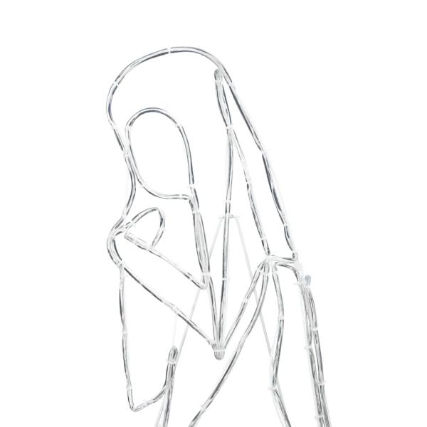 Beleuchtete Krippenszene Mehrfarbig 112 x 72 cm PVC