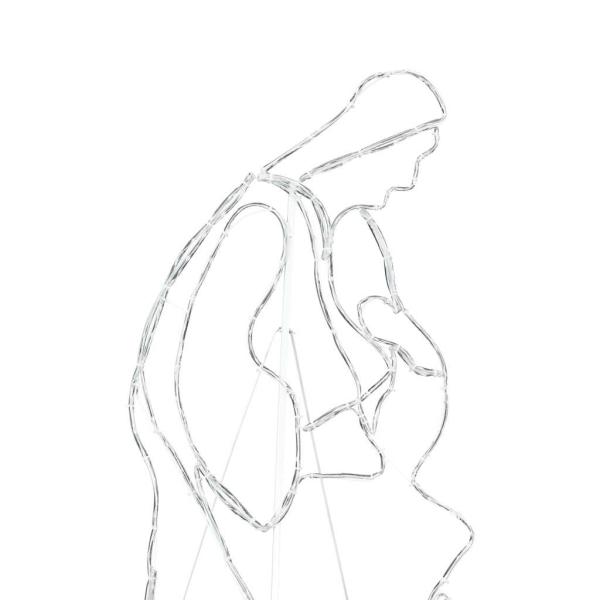 Beleuchtete Krippenszene Mehrfarbig 112 x 72 cm PVC