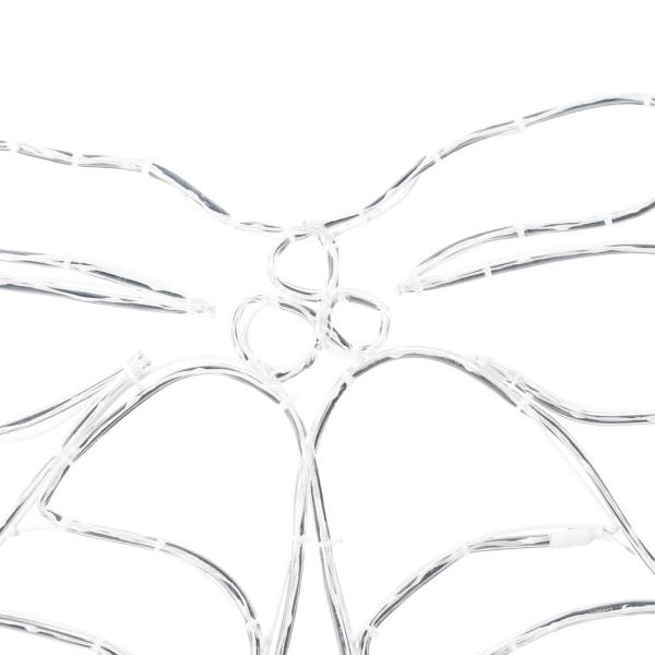 Weihnachtsglocke mit 144 LEDs Mehrfarbig 56 x 46 cm PVC