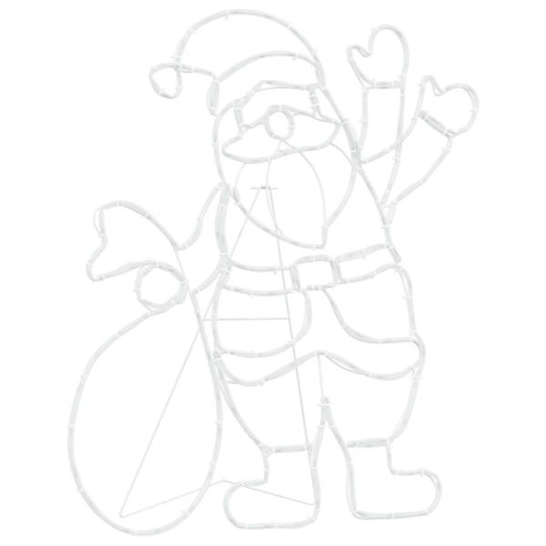 Santa Claus Licht Mehrfarbig 58.5 x 60 x 1.3 cm Eisen