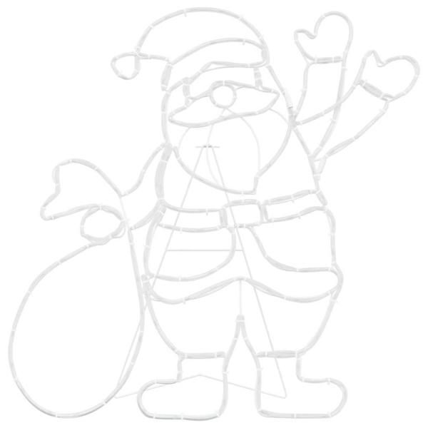 Santa Claus Licht Mehrfarbig 58.5 x 60 x 1.3 cm Eisen